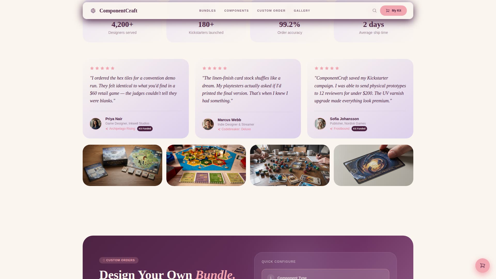 Hobby & Passion Supplies Portfolio Website Template