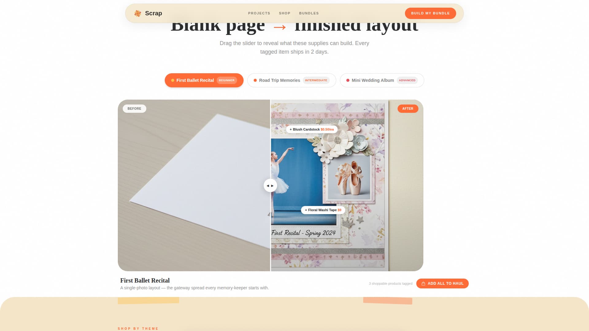Hobby & Passion Supplies Professional Website Template