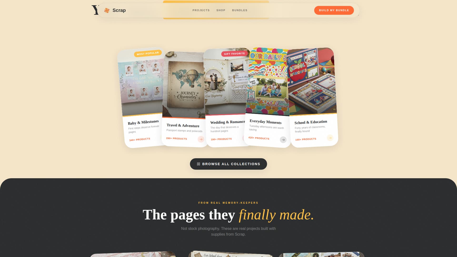 Hobby & Passion Supplies Professional Website Template