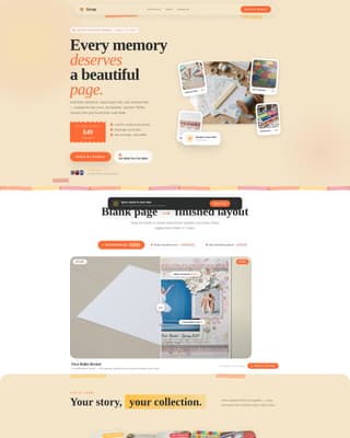 Hobby & Passion Supplies Professional Website Template