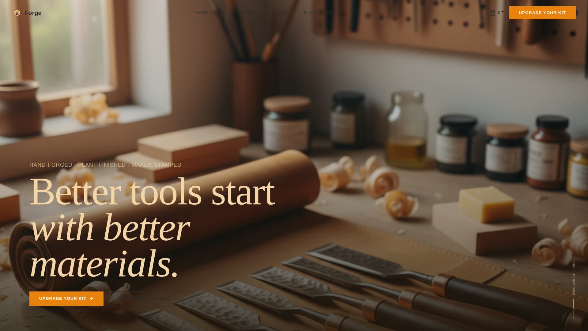 Tools & Hardware E-Commerce Professional Website Template