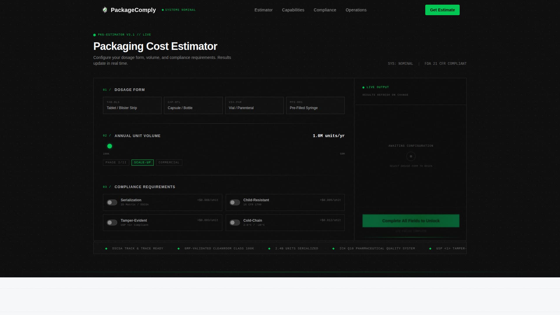 Comply - Precision Pharmaceutical Landing Page Template