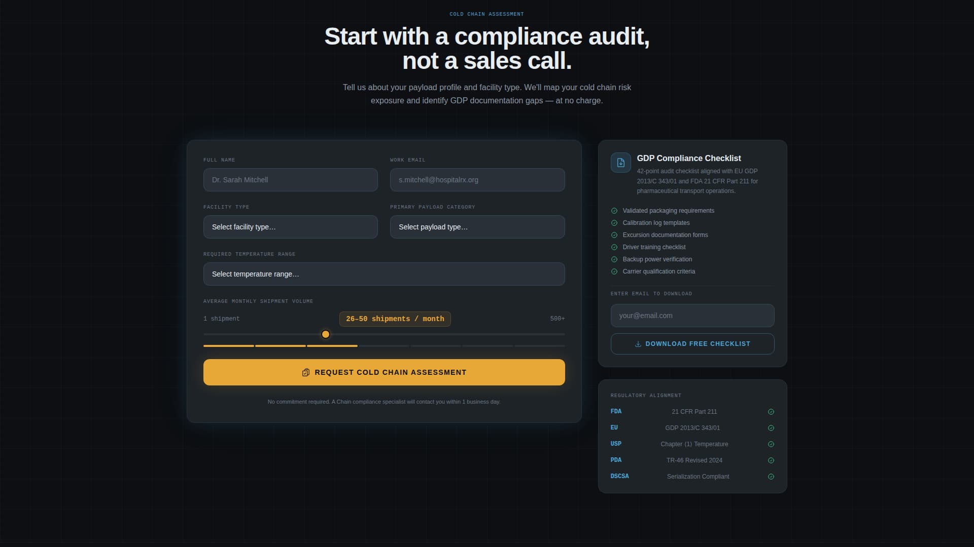 Chain - Precision Pharmaceutical Landing Page Template