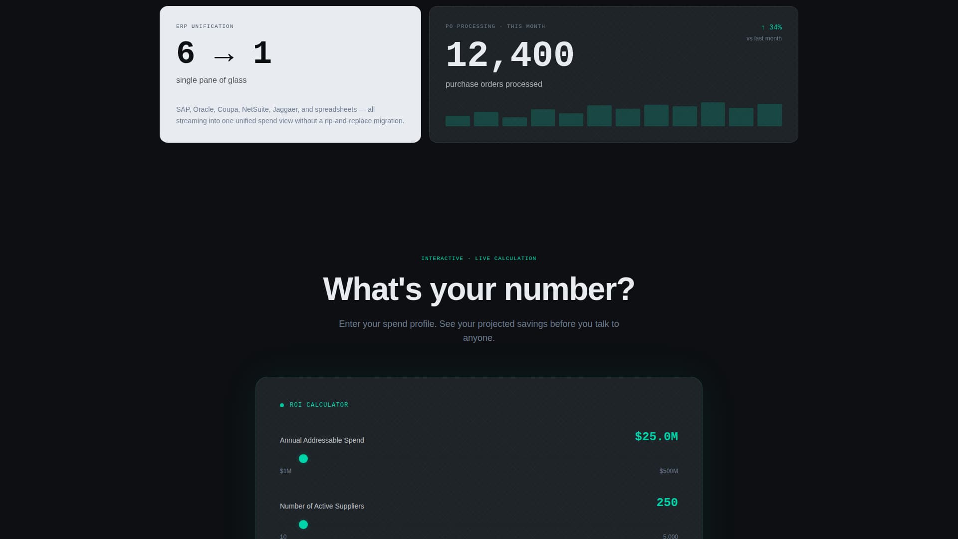 Procure - Powerful Procurement Landing Page Template
