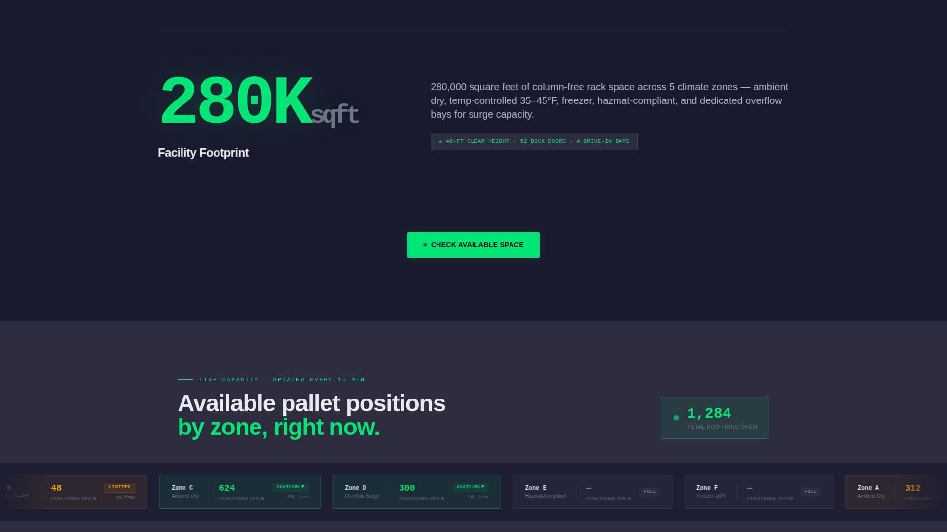 Stow - Highperformance Warehouse Landing Page Template