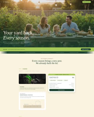 Canopy - Seasonal Pestmanagement Landing Page Template