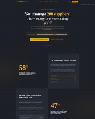 Procure - Precision Suppliermanagement Landing Page Template