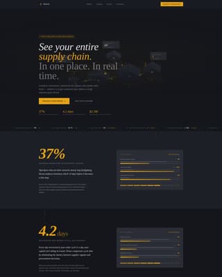 Nexus - Realtime Supplychain Landing Page Template