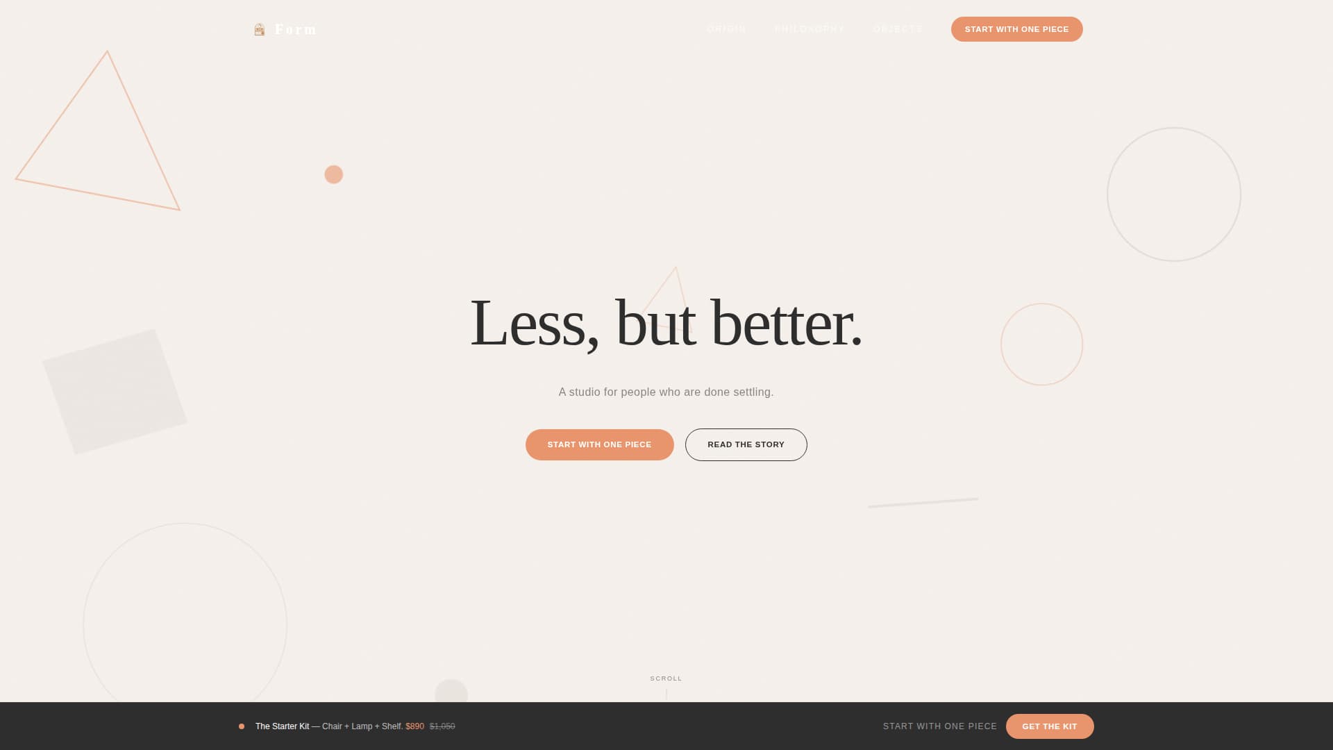 Interior Design Studio Specialist Professional Website Template