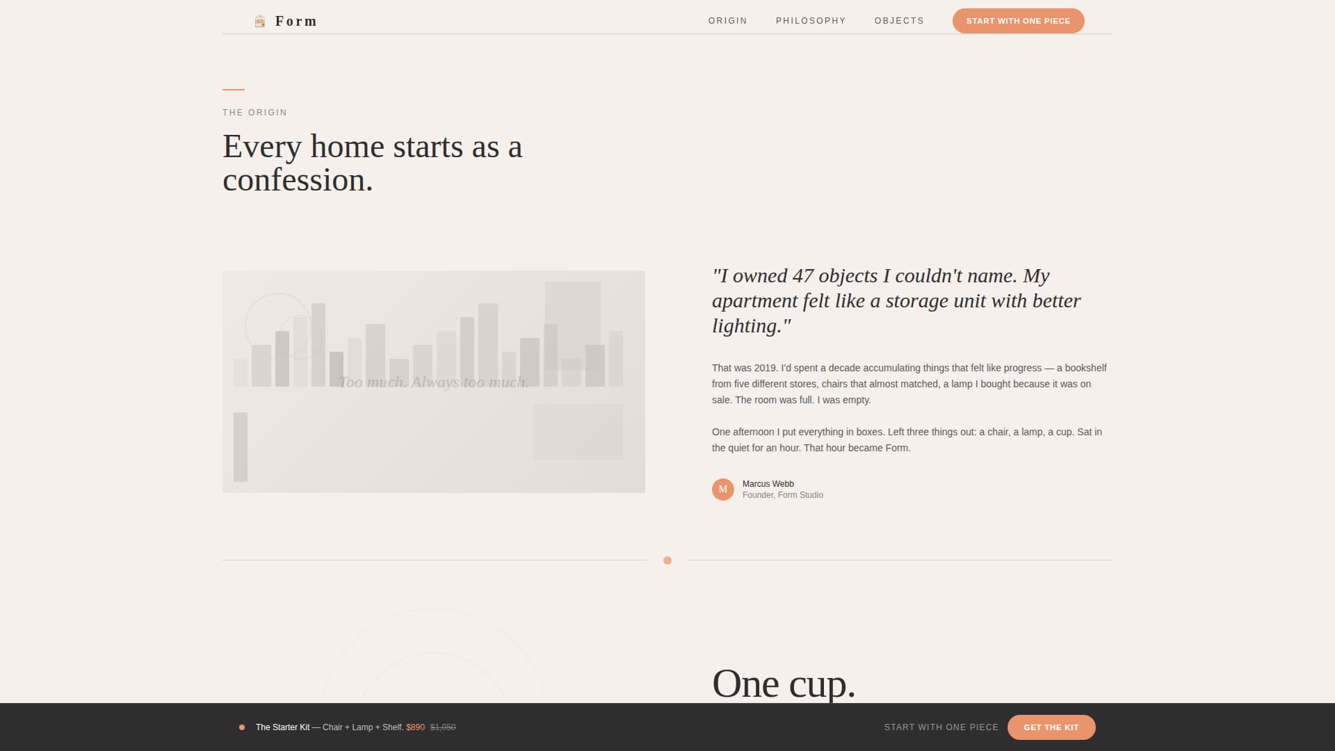 Interior Design Studio Specialist Professional Website Template