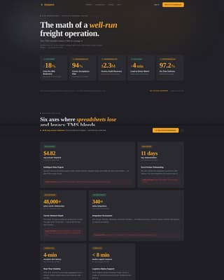 Dispatch - Powerful Logistics Landing Page Template