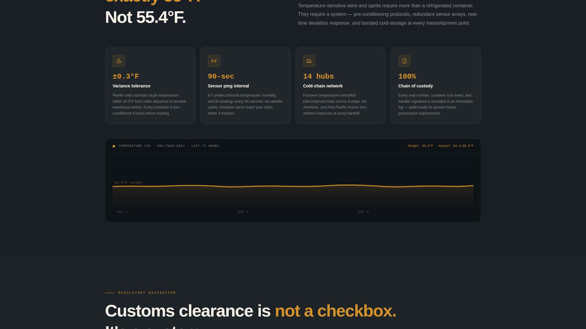 Consign - Precision Freightforwarding Landing Page Template