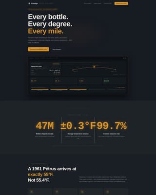 Consign - Precision Freightforwarding Landing Page Template