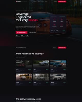 Car Dealership Specialist Professional Website Template