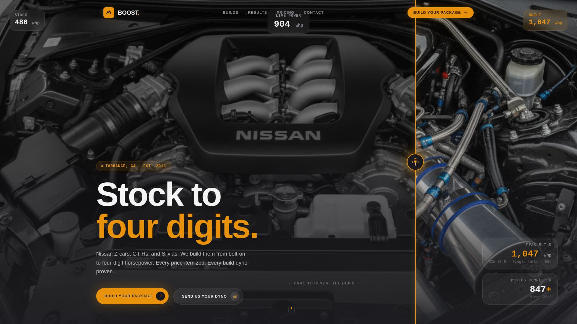 Car Dealership Specialist Pricing Website Template
