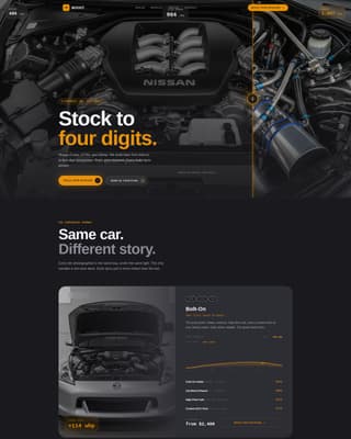 Car Dealership Specialist Pricing Website Template