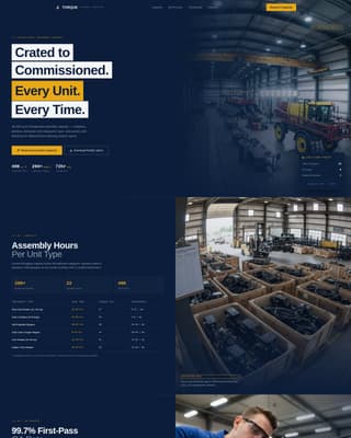 Torque - Precision Agricultural Landing Page Template