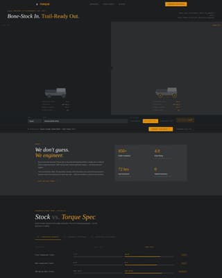 Torque - Precision Offroad Landing Page Template