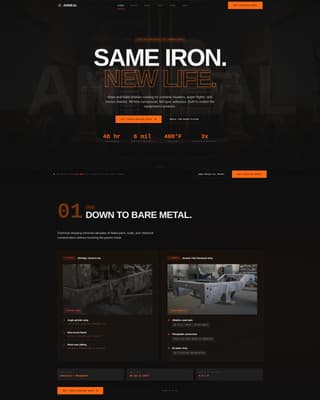 Anneal - Industrial Agricultural Landing Page Template