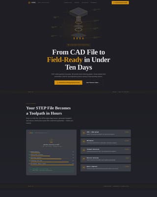 Forge - Precision Agricultural Landing Page Template