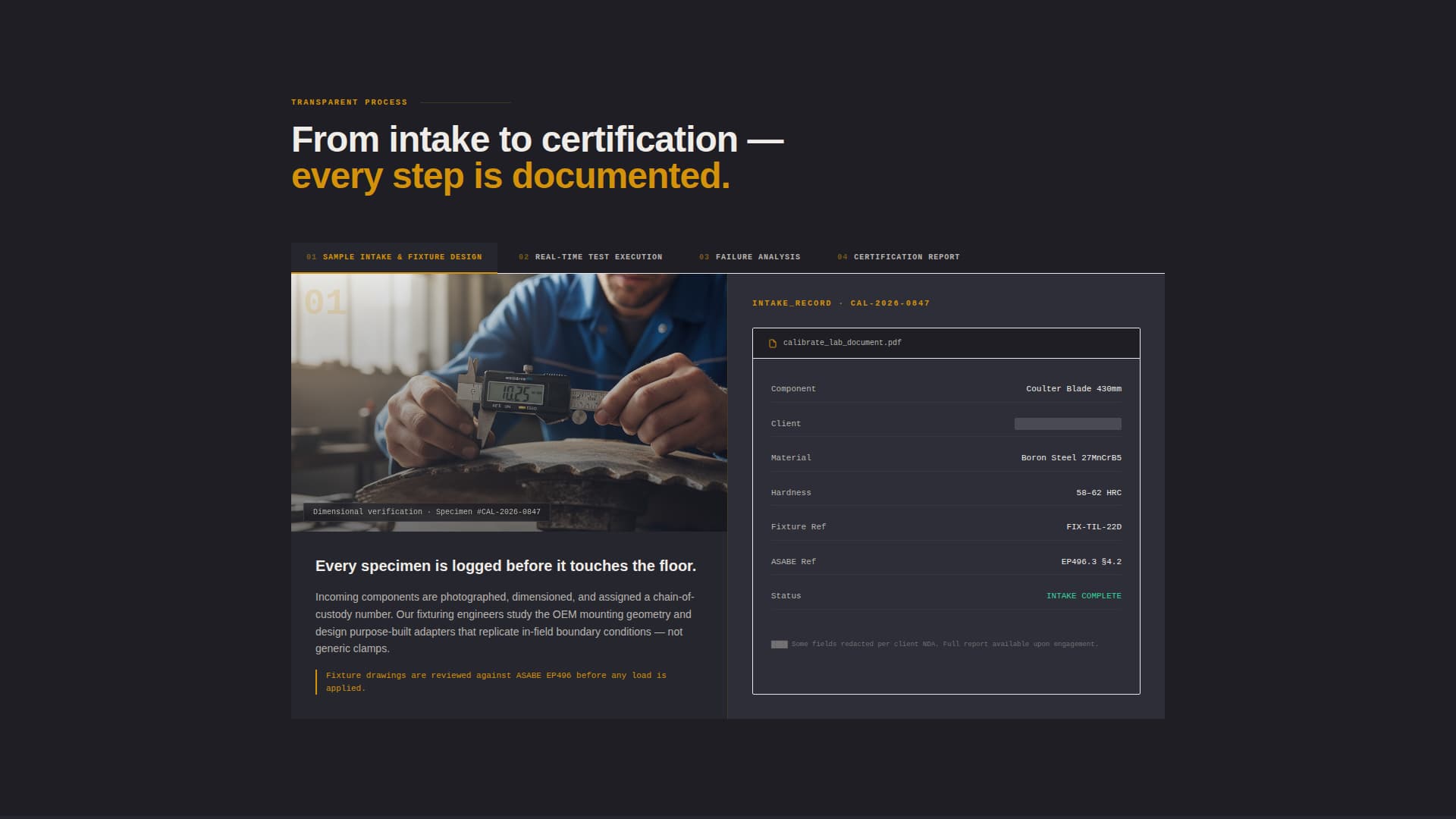Calibrate - Proven Agricultural Landing Page Template