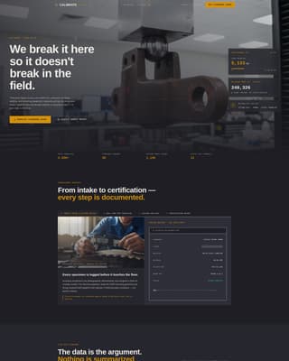 Calibrate - Proven Agricultural Landing Page Template