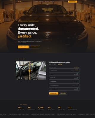 Lot - Trusted Used Car Landing Page Template