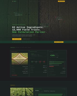 Yield - Proven Agrochemical Landing Page Template