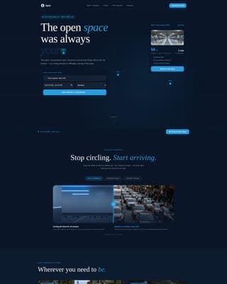 Spot - Seamless Parking Landing Page Template