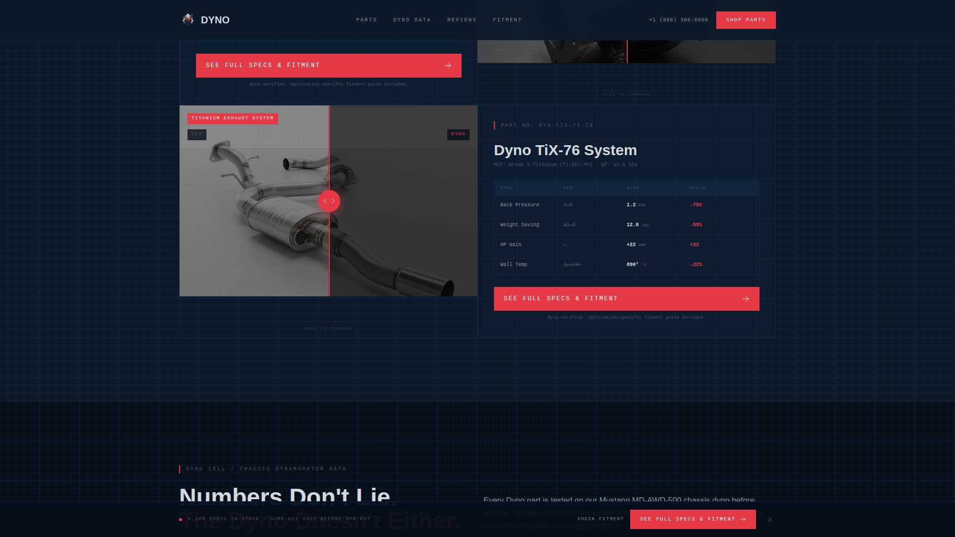 Dyno - Precision Automotive Landing Page Template