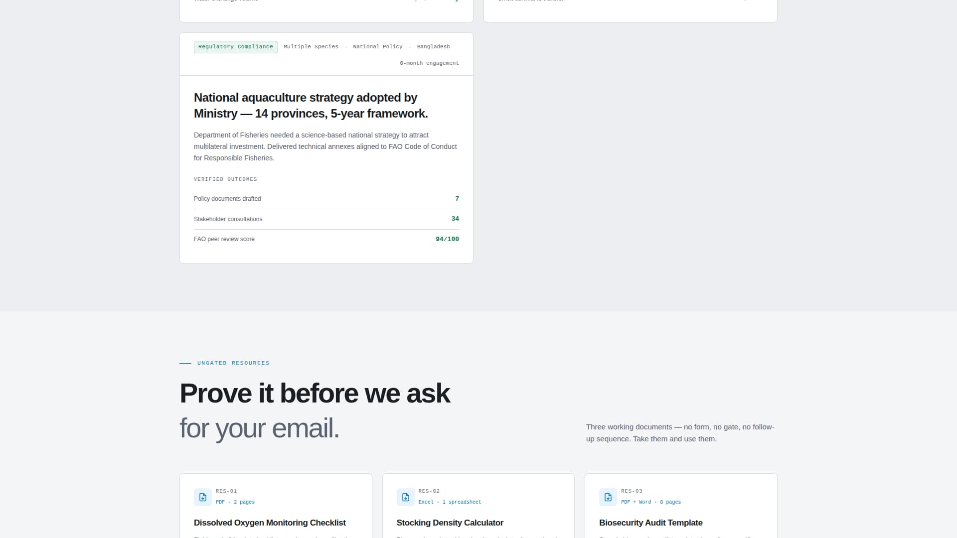 Hatchery - Precision Aquaculture Landing Page Template