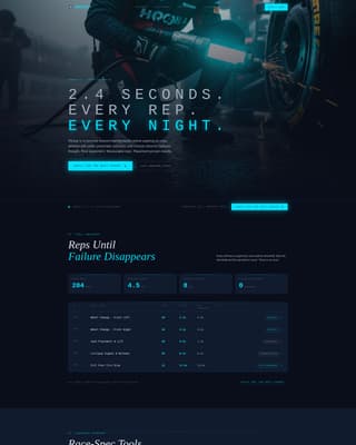 Pitstop - Precision Motorsport Landing Page Template