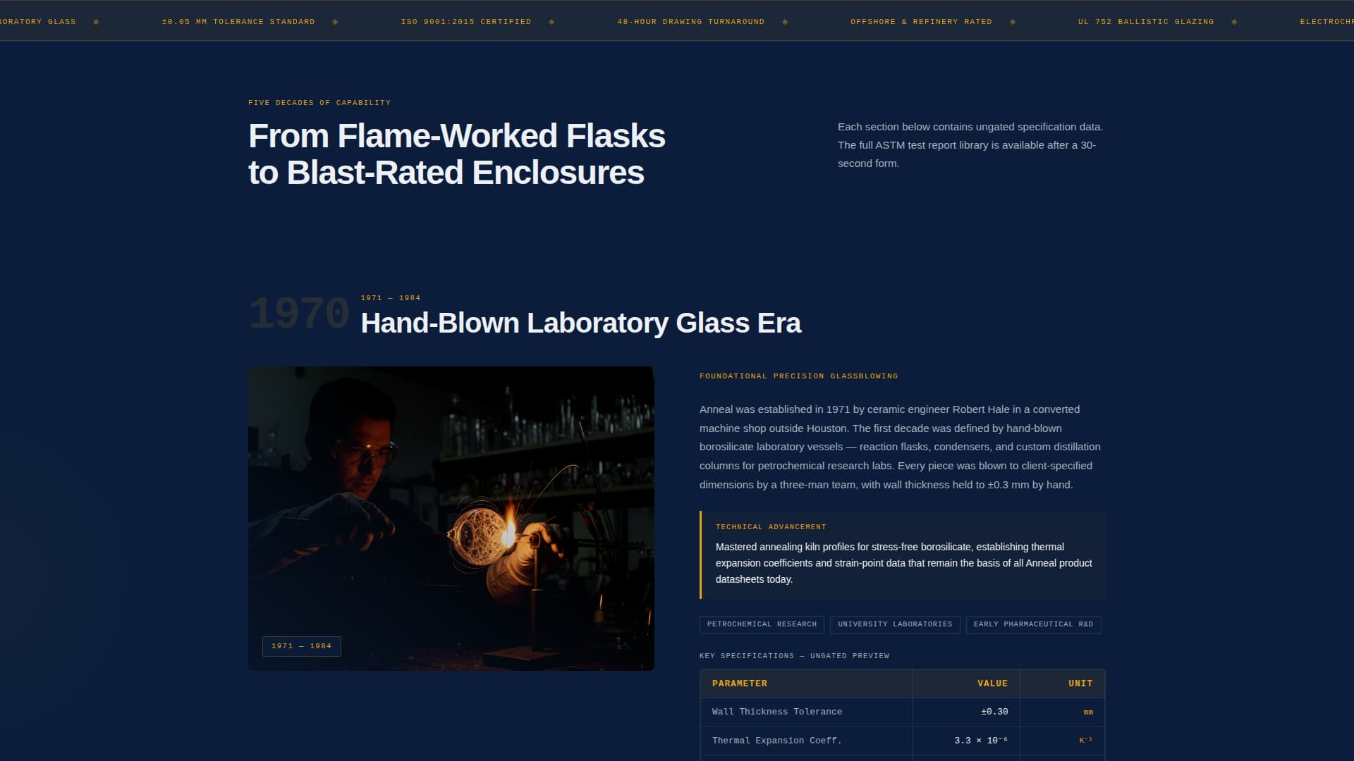Anneal - Precision Industrial Landing Page Template