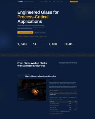 Anneal - Precision Industrial Landing Page Template