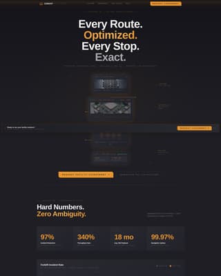 Convoy - Precision Agv Landing Page Template