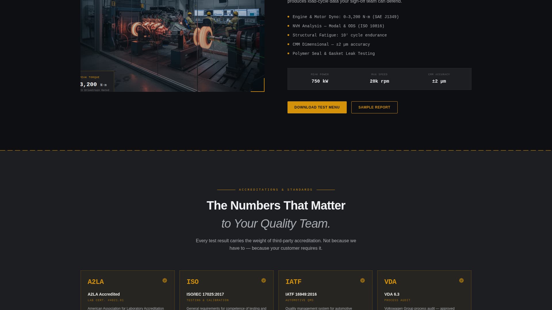 Torque - Industrial Automotive Landing Page Template