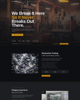 Torque - Industrial Automotive Landing Page Template