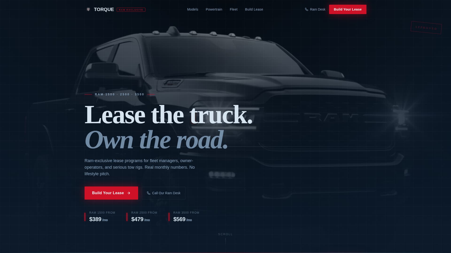Car Dealership Certified Professional Website Template