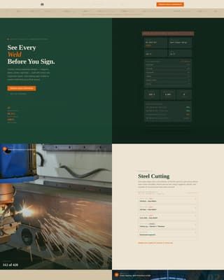 Hull - Transparent Bargebuilder Landing Page Template