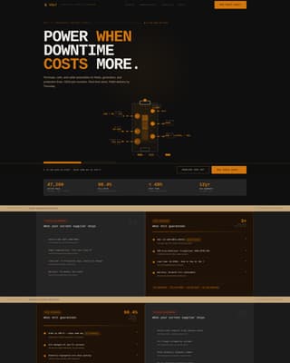 Volt - Precision Electrical Landing Page Template