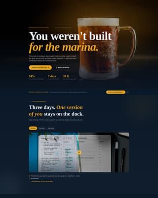 Tack - Dynamic Sailing School Landing Page Template