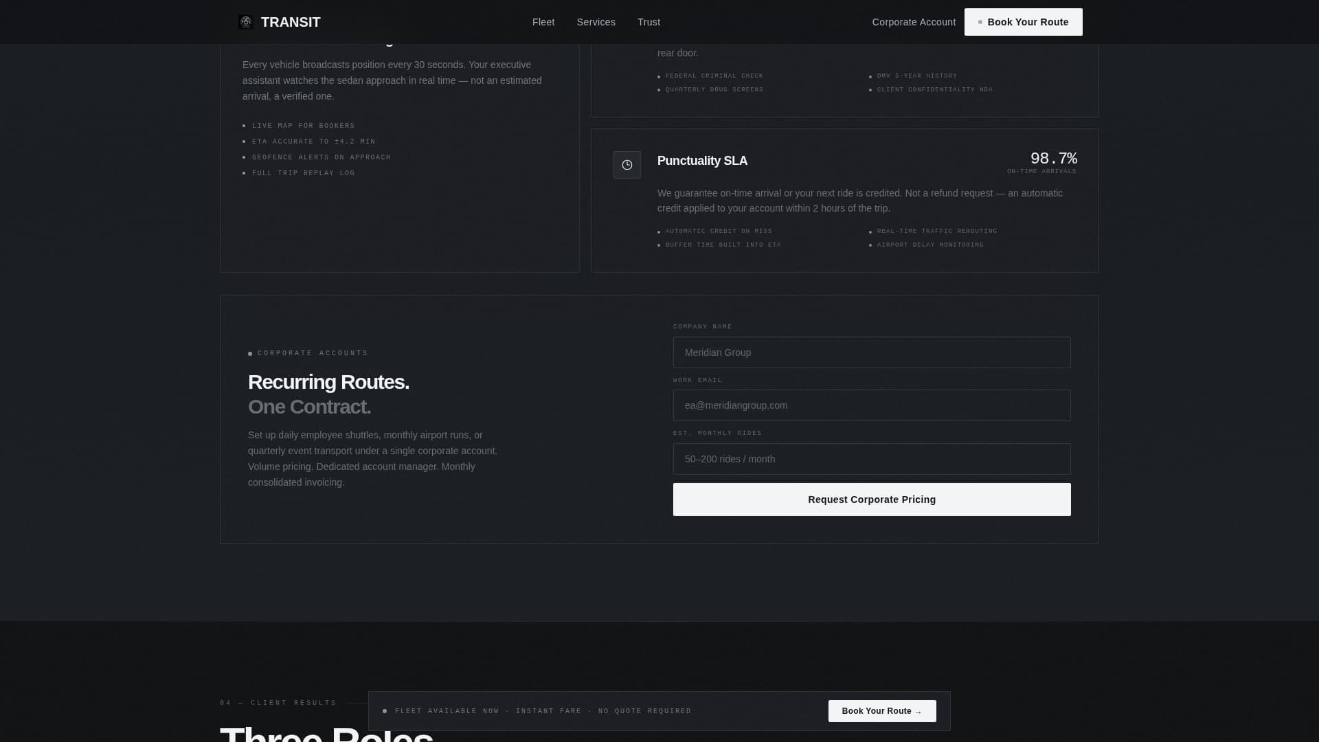 Public Transit & Infrastructure Booking Website Template