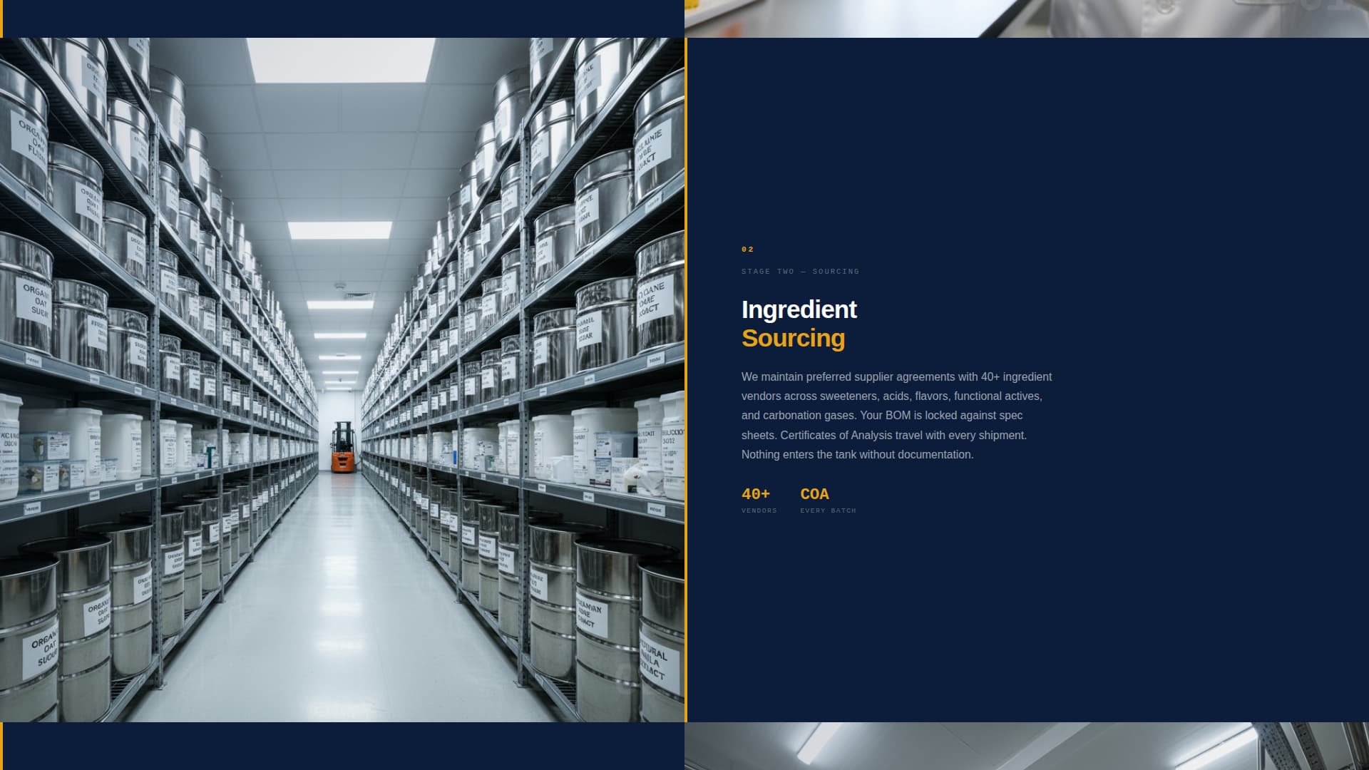 Bottleline - Industrial Beverage Landing Page Template