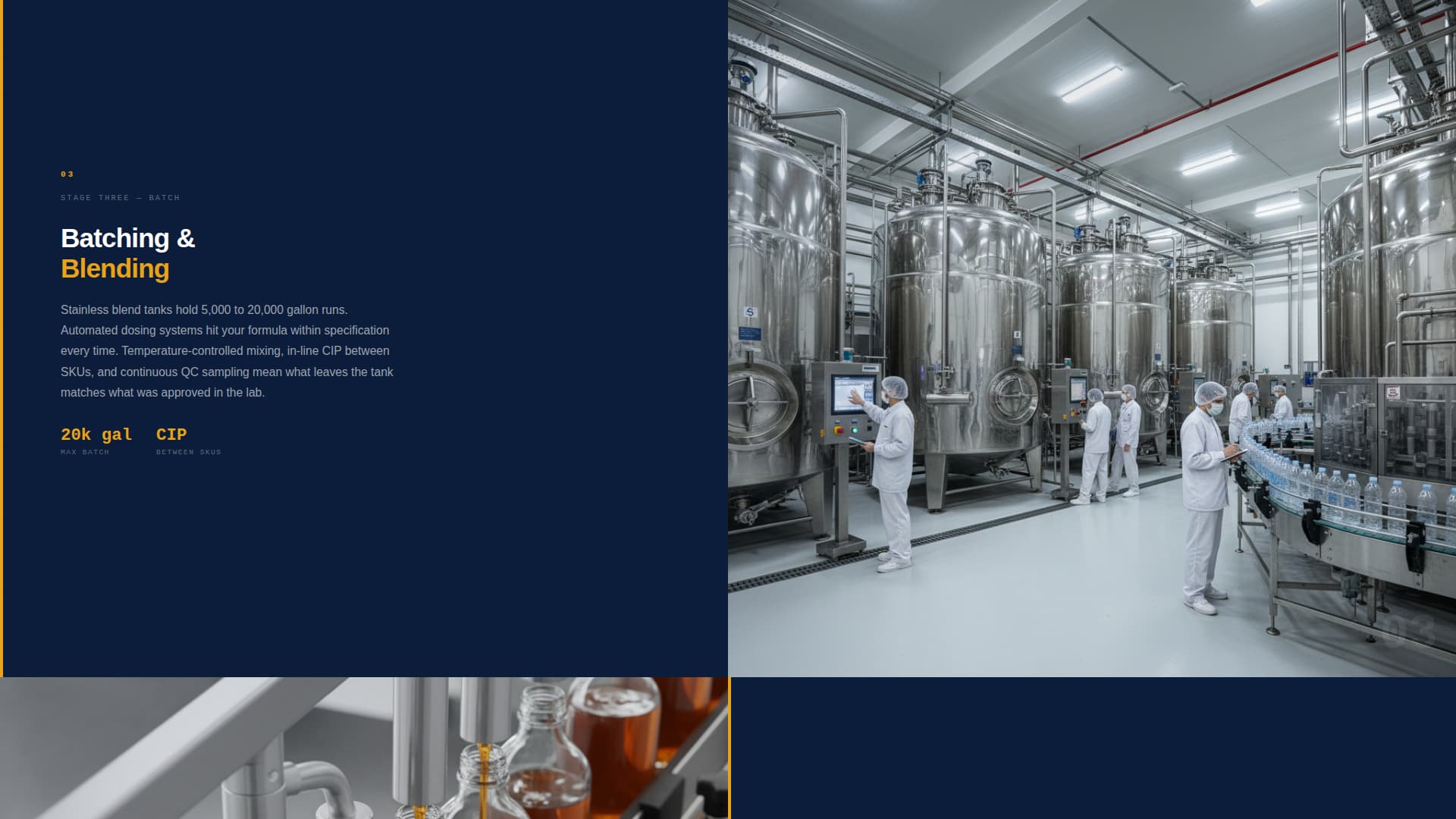Bottleline - Industrial Beverage Landing Page Template
