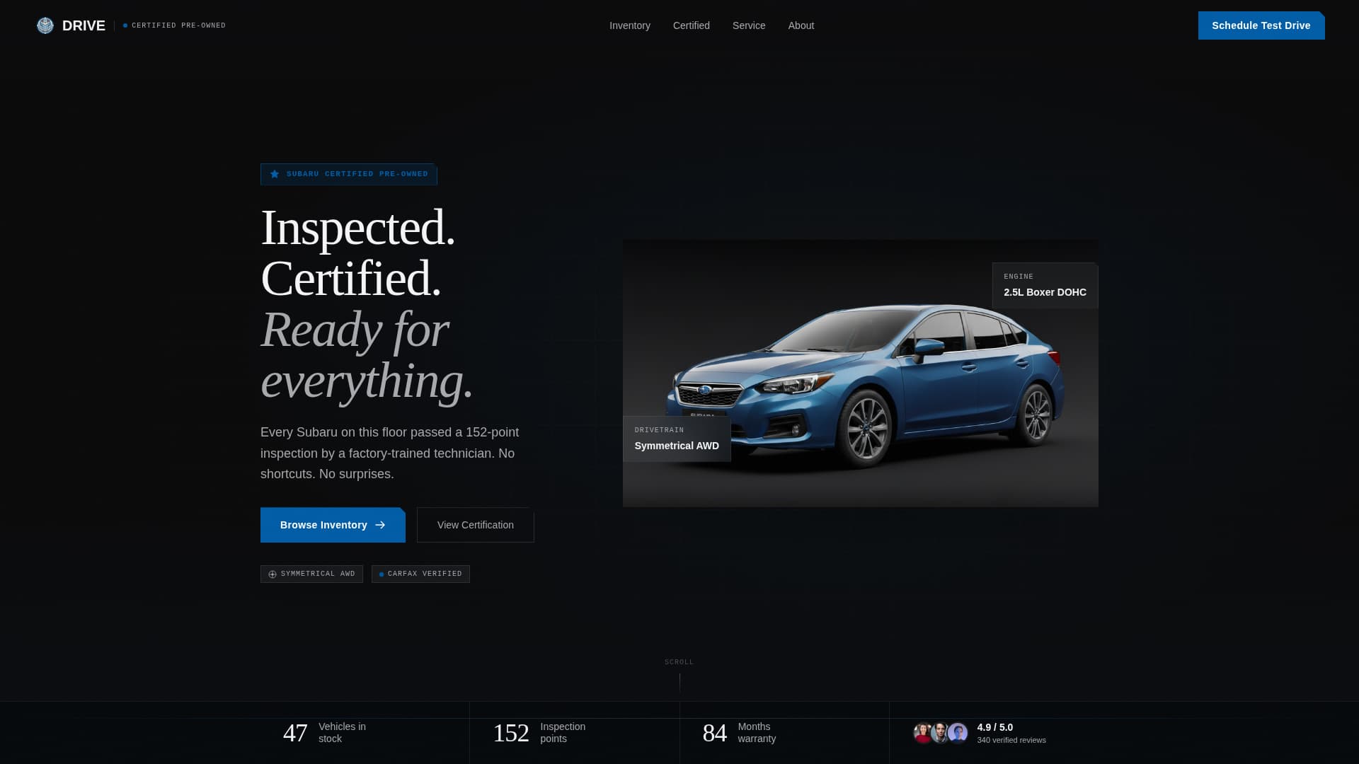 Car Dealership Advanced Booking Website Template
