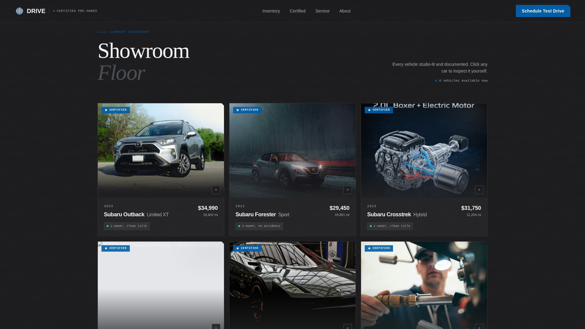 Car Dealership Advanced Booking Website Template