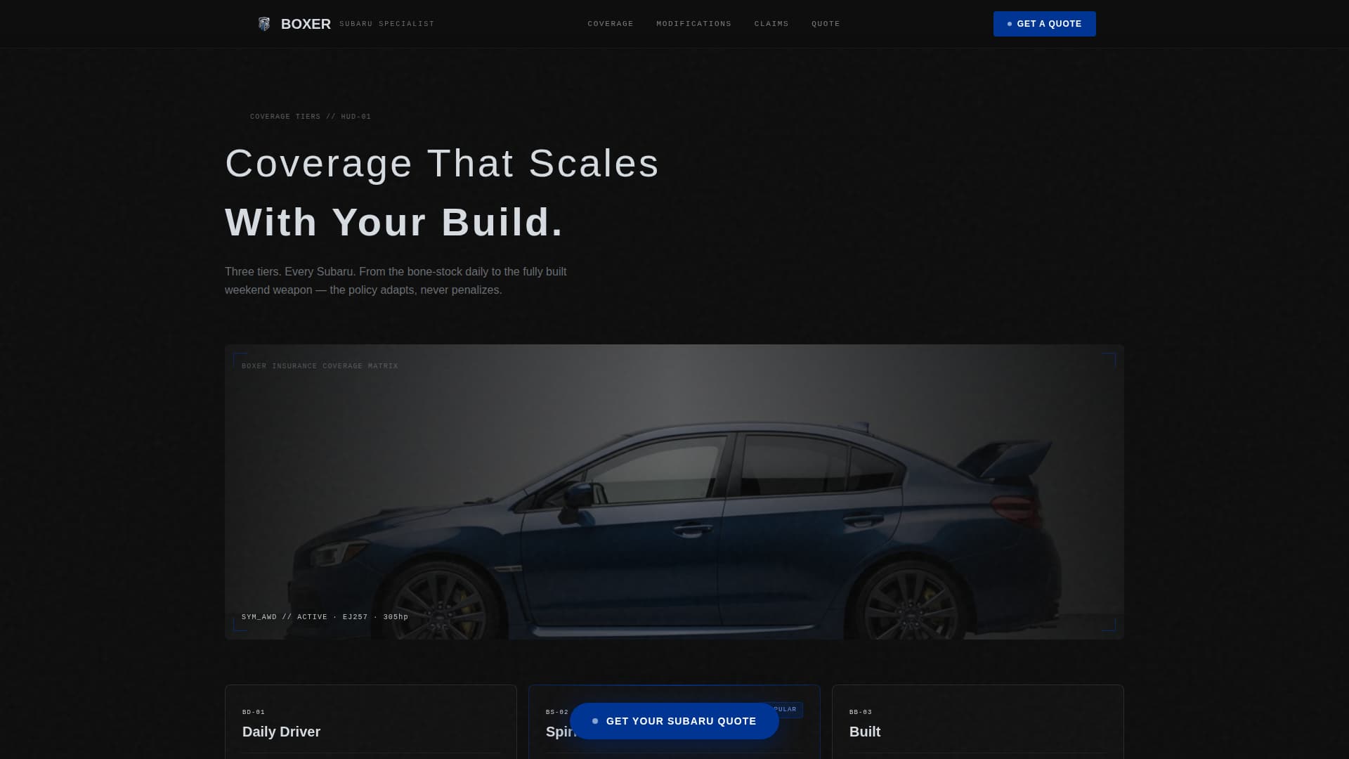 Car Dealership Professional Website Template
