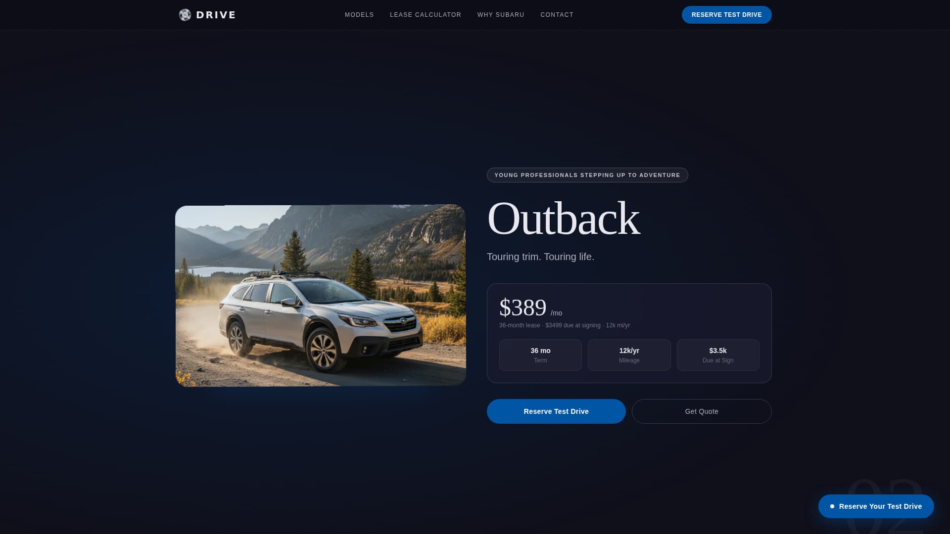 Car Dealership Complete Booking Website Template