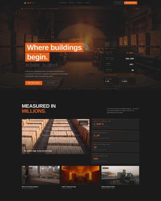 Kiln - Powerful Manufacturer Landing Page Template