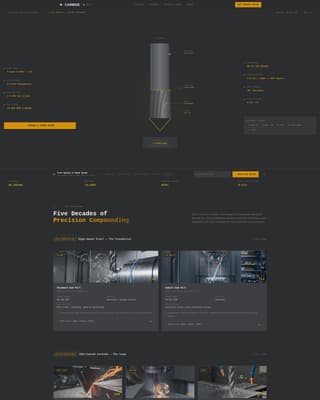 Carbide - Precision CNC Tooling Landing Page Template
